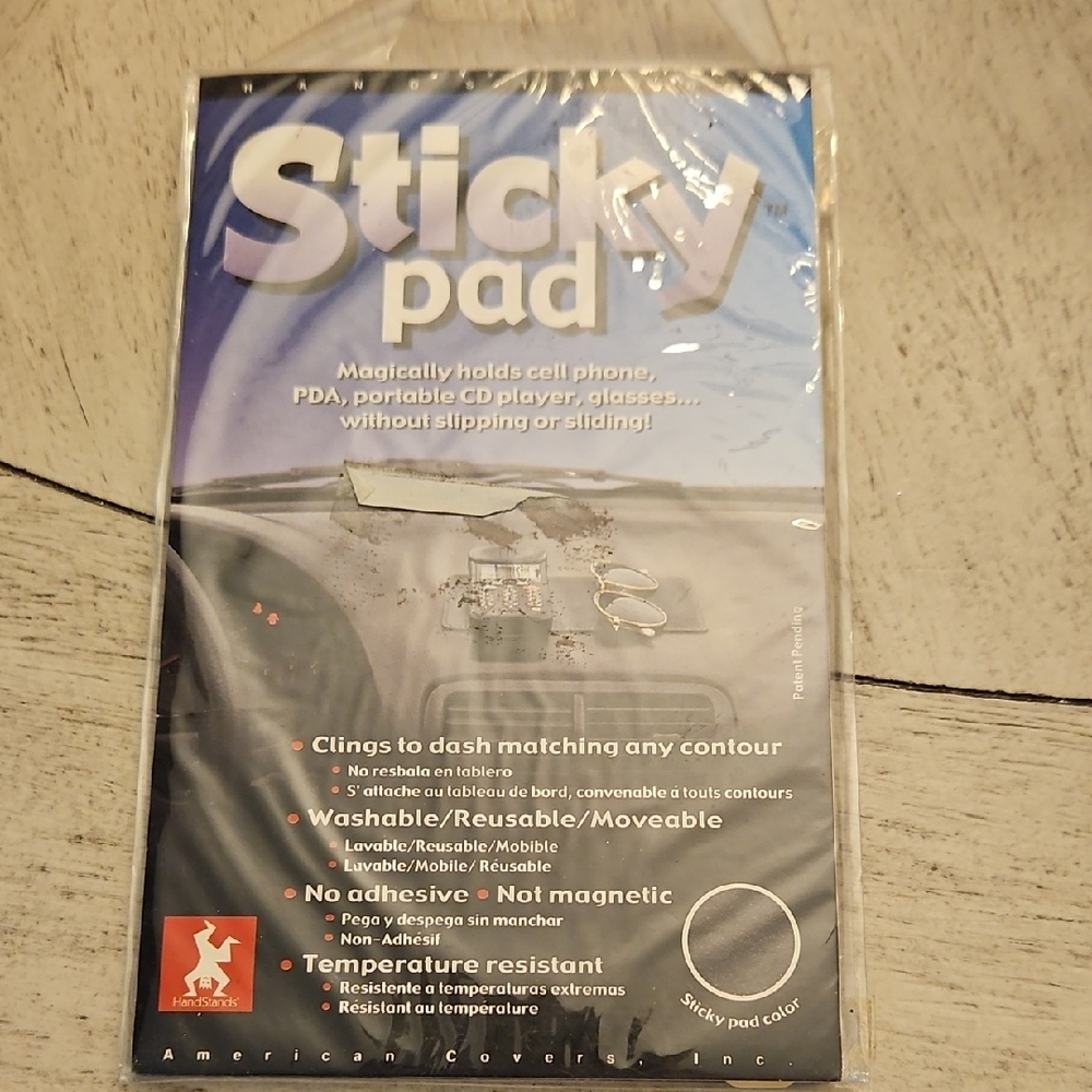 Sticky Pad Non-Slip Dashboard Mat - Gray